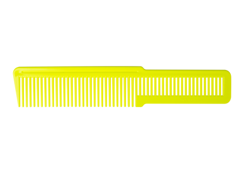 Flat Top Comb - Fluorescent Yellow