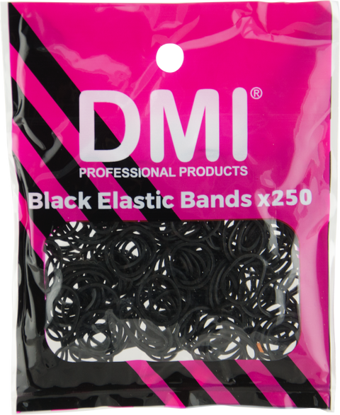 Dmi Elastic Bands Black 250Pc