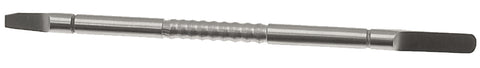 Dual Cuticle Pusher/Scraper Stainless Steel