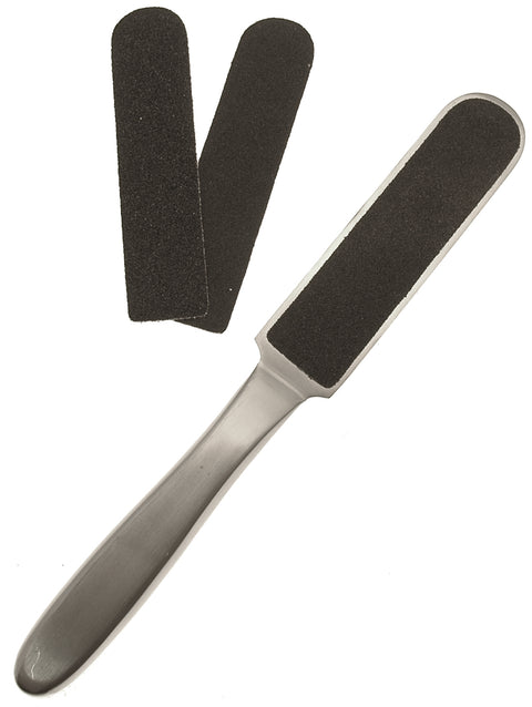 Callus File With Disposable Pads Stainless Steel