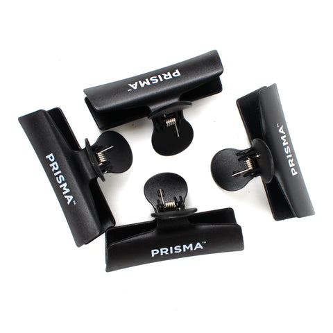 Prisma - Professional Butterfly Clips - Black (4Pc)