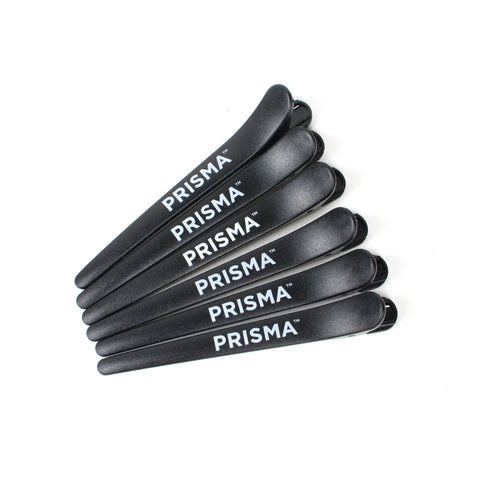 Prisma - Professional Sectioning Clips - Black (6Pc)